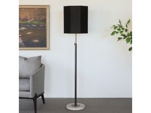 Axis Floor Lamp w/ Custom Black Shade