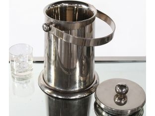 Nickel Plated Ice Bucket with Lid