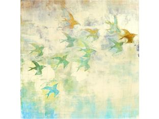 Oiseaux II 36W x 36H