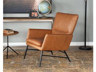 Whiskey Leather Lounge Chair