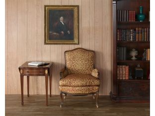Vintage Louis Style Leopard Lounge Chair
