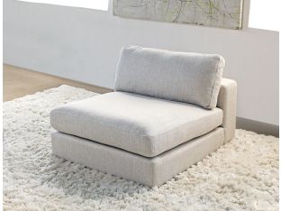 Kensington Armless Lounge Chair in Essence Natural