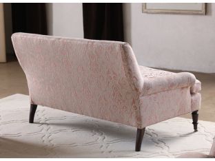 Blush Damask Loveseat 