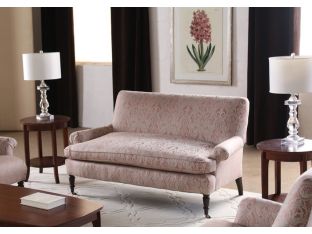 Blush Damask Loveseat 