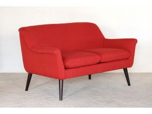 Murphy Loveseat in Poppy Red