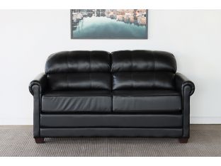 Black Leather Loveseat