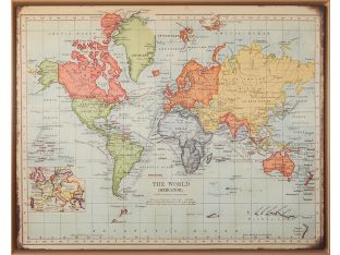 The World Map I 51.75W x 41.75H - Cleared Art