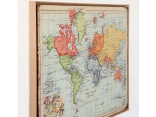 The World Map I 51.75W x 41.75H - Cleared Art