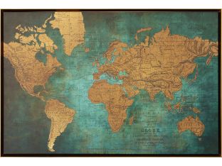 World Conquest 61.75W X 41.75H - Cleared Art