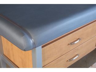 Treatment Table with Upholstered Top and 2 Drawers