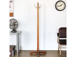 Simple Oak Coatrack