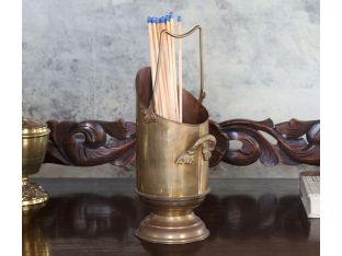 Antique Brass Canister