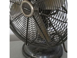 Vintage Black Industrial Table Fan