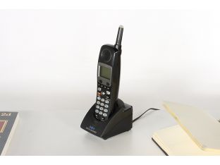 Black Cordless Phone
