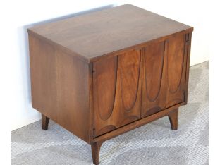 Mid-Century Modern Brasilia Nightstand, Circa 1960