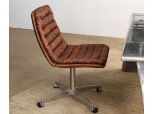Malibu Desk Chair in Antique Whiskey Leather