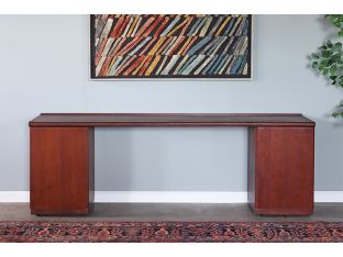 Vintage Wooden Office Credenza