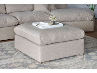 Warm Flax Ottoman Sectional