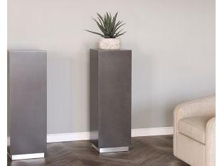 Black Pedestal with Plinth Base