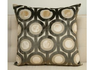 Brown Circles Pillow