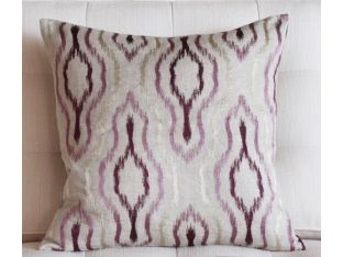 Plum Ikat Pillow