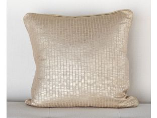 Champaigne Beige Metallic Pillow