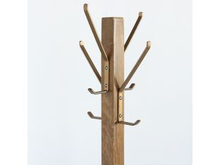 Antique School or Office Coat Rack