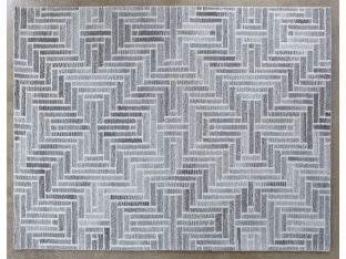 8X10 Taupe/Natural Diamond Patterned Rug