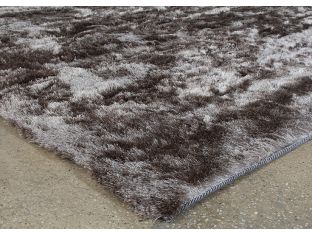 7’6 x 9’6 Smoke Gray Plush Shag Rug