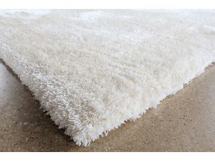 5X8  Ecru Hand-Tufted Plush Rug