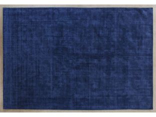 9' x 13' Navy Hand-Loomed Plush Rug