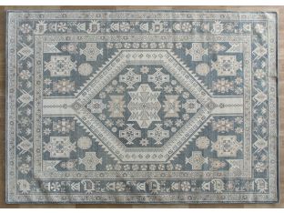 8 X 10 Neutral And Grey Turkish Detail Rug