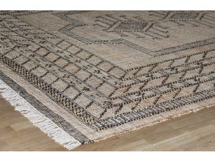 9 X 12 Natural Tribal Jute Rug