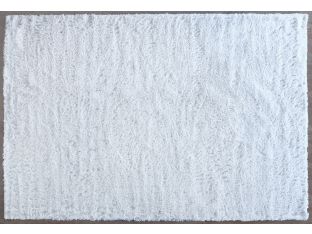 9' X 12' Snow-White Two-Inch Pile Shag Rug 