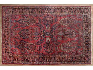 Vintage Persian Sarouk Rug 109' X 140'