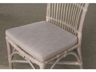 Bamboo and Woven Rattan Side Chair