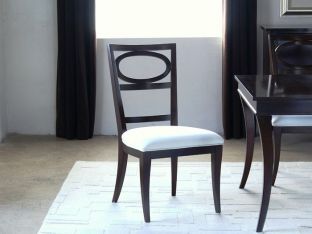 Central Park Oval Back Side Chair