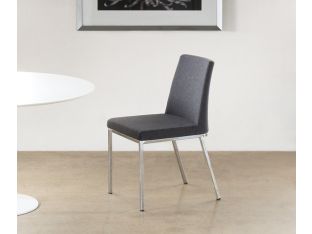 Weston Side Chair in Dark Gray Cashmere