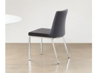 Weston Side Chair in Dark Gray Cashmere