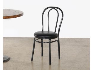 Black Arc Metal Side Chair