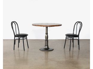 Black Arc Metal Side Chair