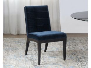 Jet Side Chair with Sapphire Upholstery