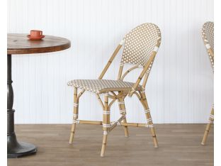 Faux Rattan Bistro Chair