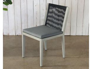 Weathered Grey Teak Outdoor Side Chair