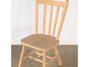  Natural Wood Side Chair 