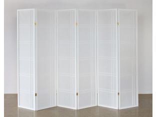 6 Panel Rice Paper Screen