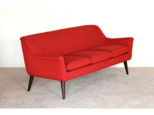 Murphy Sofa in Poppy Red