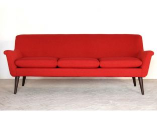 Murphy Sofa in Poppy Red