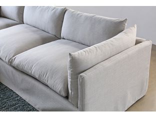 Beige Slipcover 3 Piece Sectional