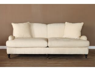 George Smith Style Tightback Sofa in Linato Cream